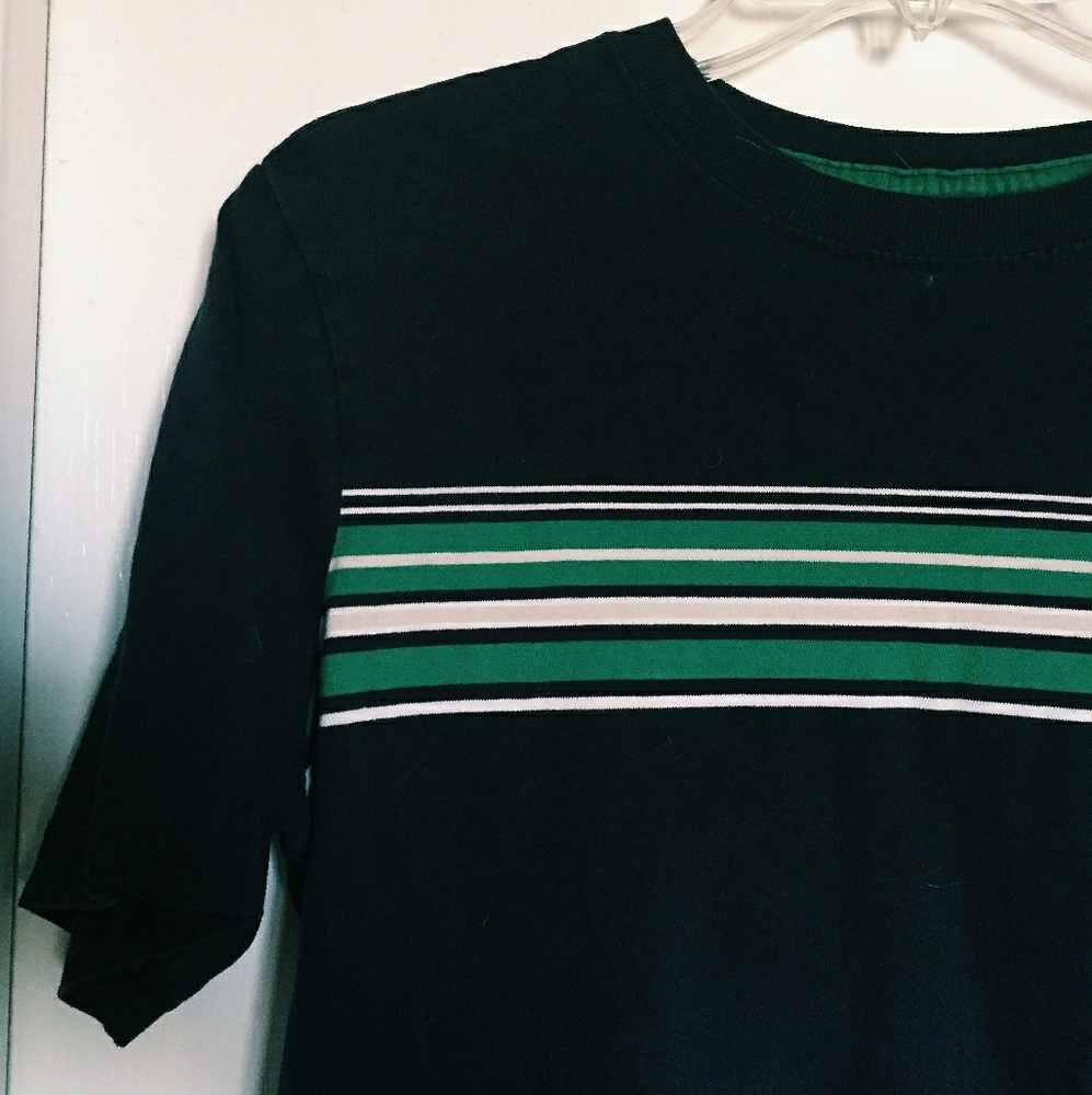 90's striped shirt